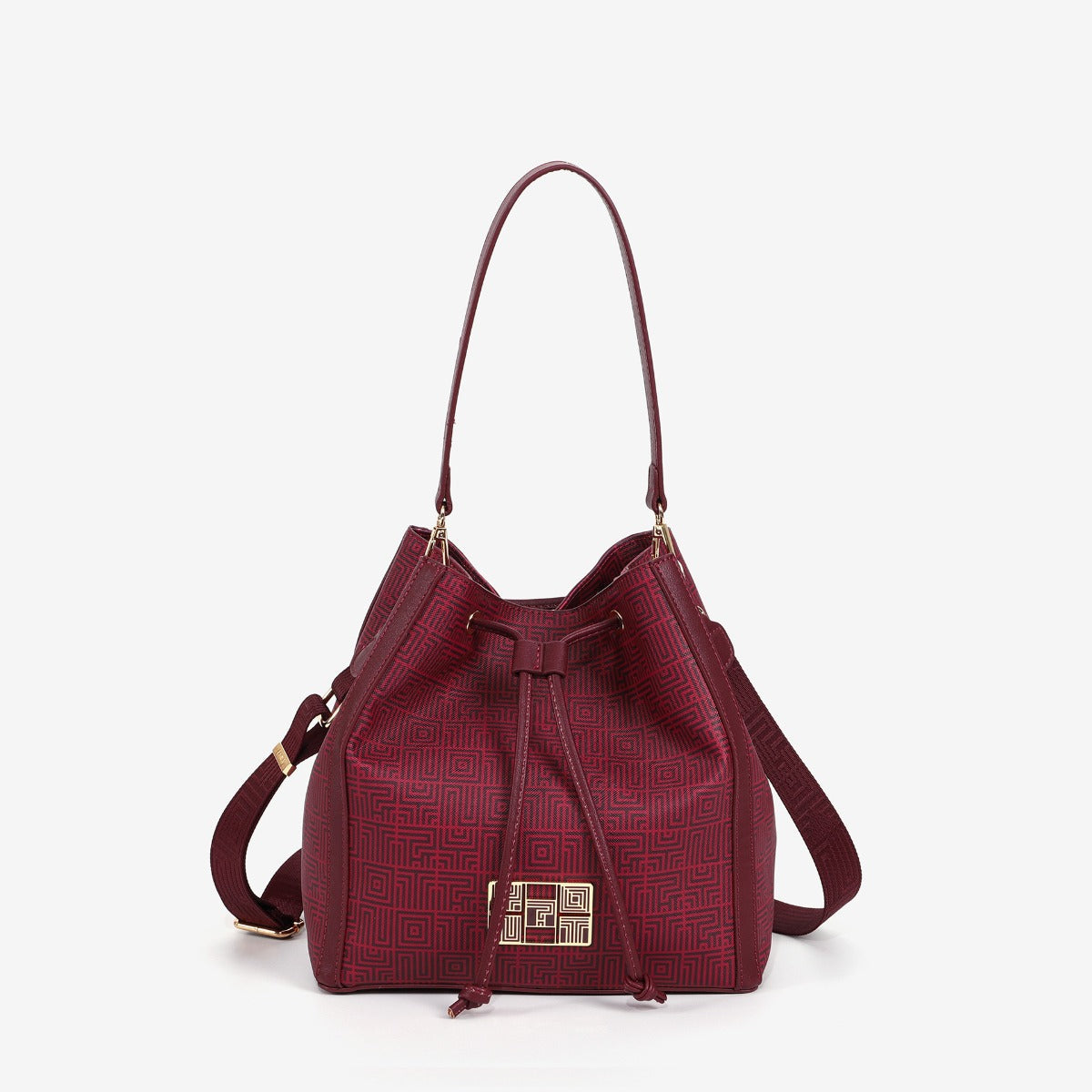 Product image 1 for Чанта Ynot Labirint 005, 26x18x25cm, Wine