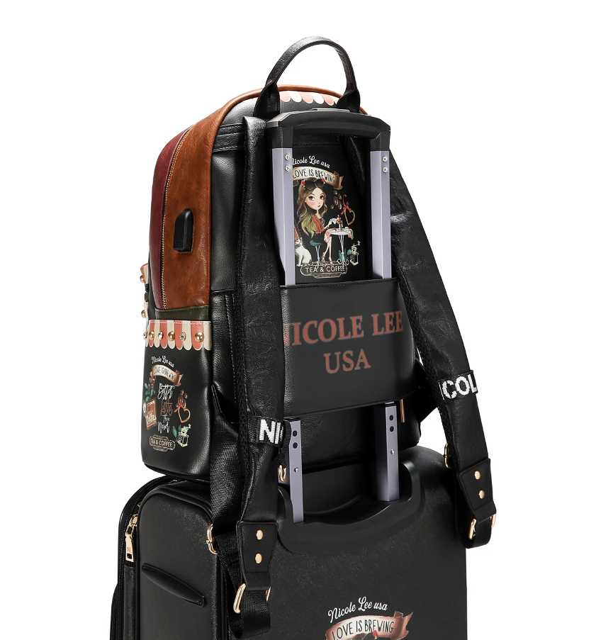 Product image 10 for Раница Nicole Lee, 32x41x15 cm, Virtual Friend
