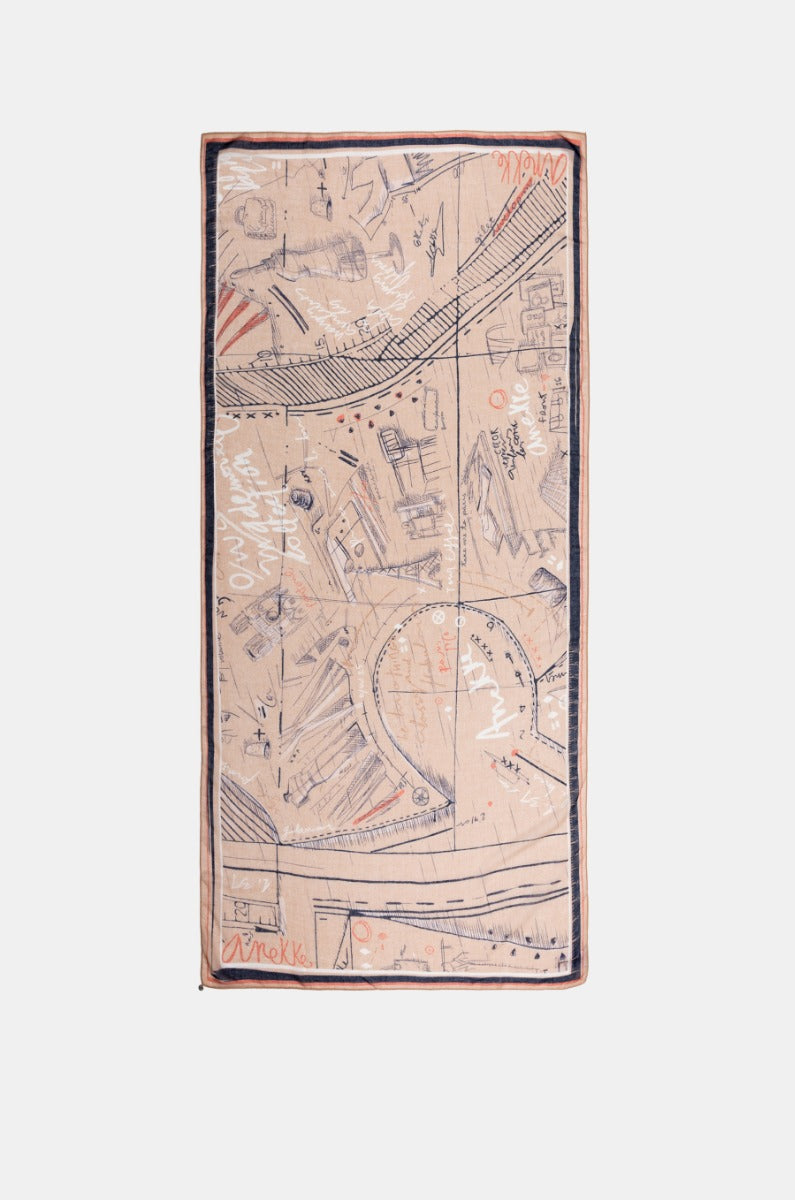 Product image 1 for Шал Anekke Studio, 186x90 cm
