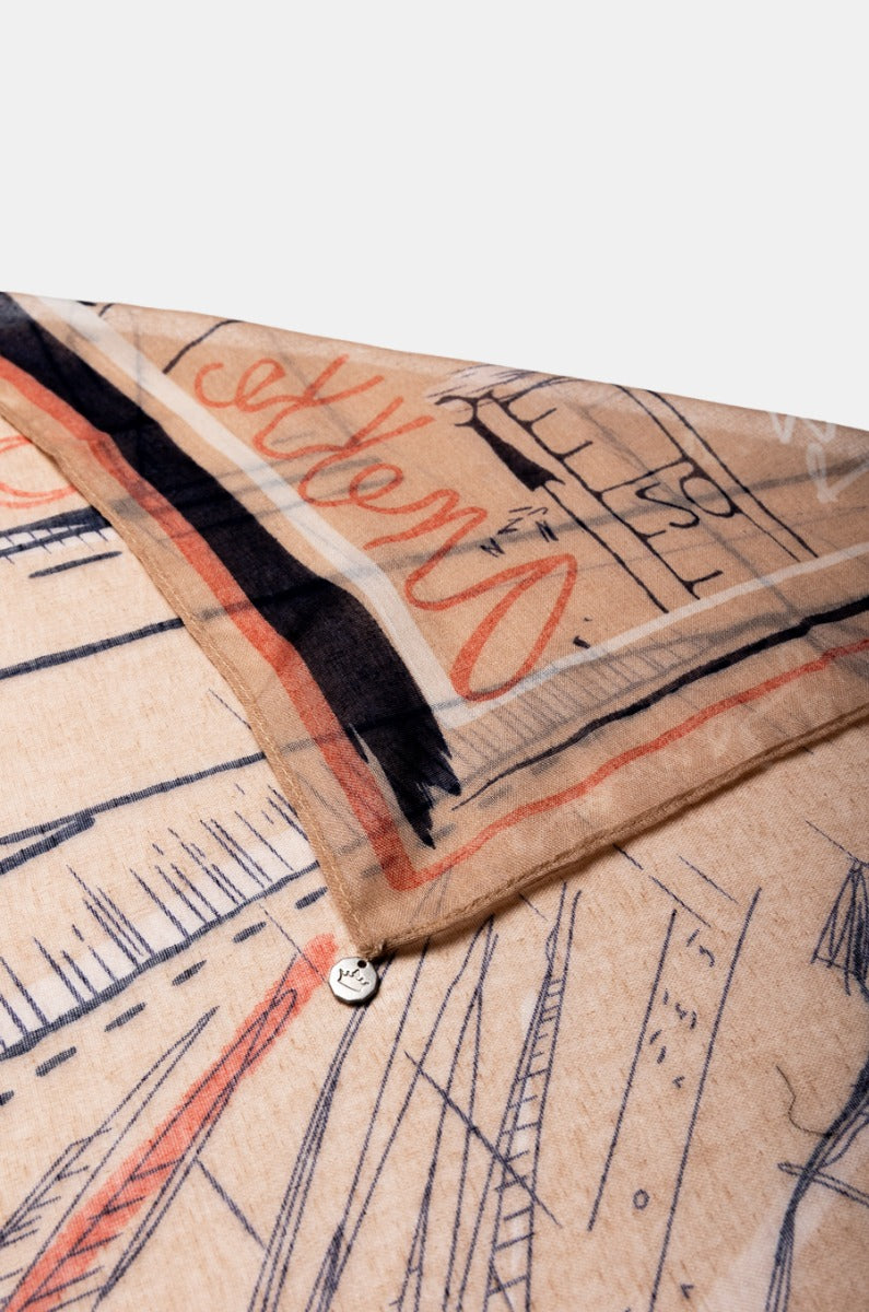 Product image 2 for Шал Anekke Studio, 186x90 cm