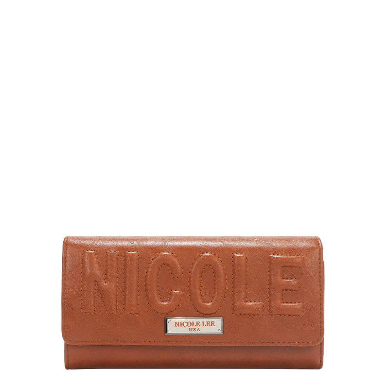 Портфейл Nicole Lee, 19x10x3.5 cm, БОРДО