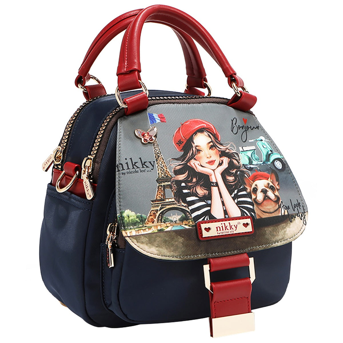 Product image 2 for Раница Nikky 24x17x24cm, Eiffel Dreams