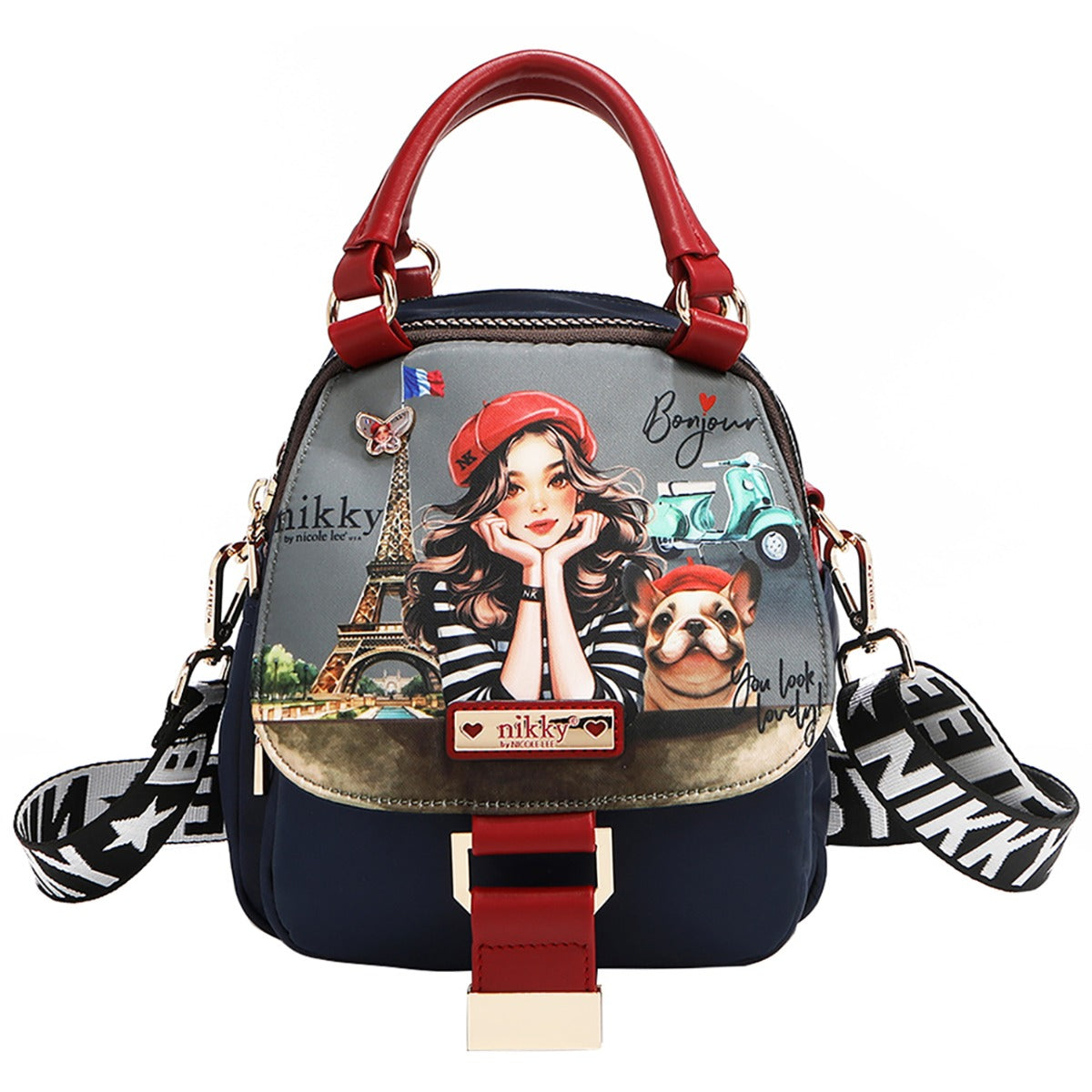 Product image 1 for Раница Nikky 24x17x24cm, Eiffel Dreams