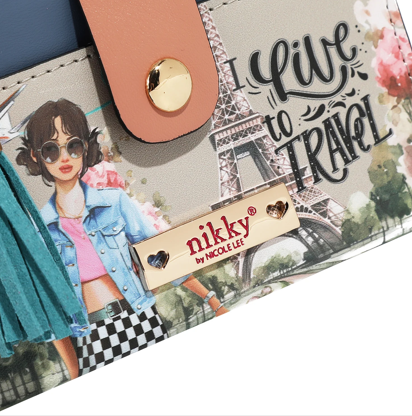 Product image 9 for Калъф за карти Nikky 13.3х8.9х1.3cm,Live to travel