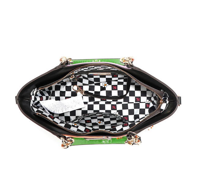 Product image 9 for Чанта Nicole Lee, 34.5x23x8.5 cm, Violet Blossom