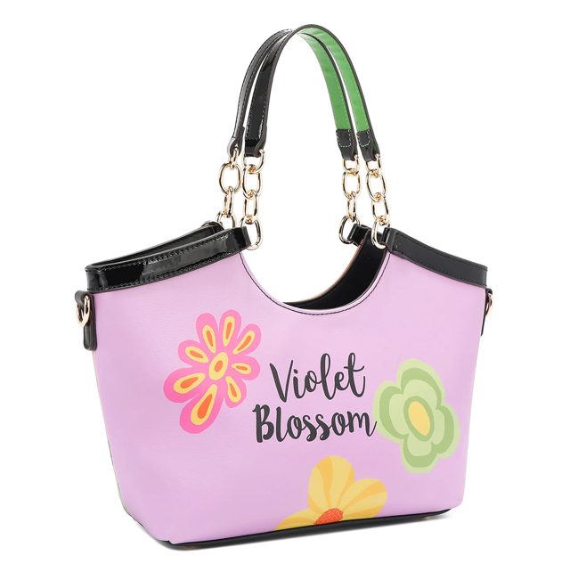Product image 10 for Чанта Nicole Lee, 34.5x23x8.5 cm, Violet Blossom