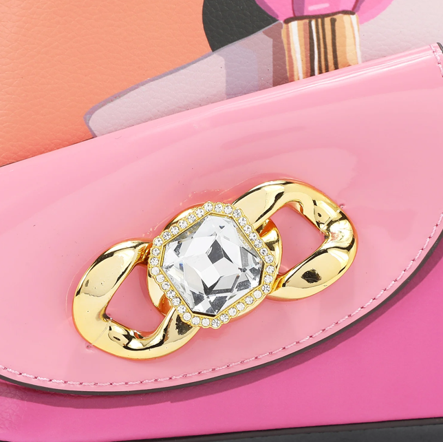 Product image 11 for Чанта Nicole Lee, 24.5x19x8.5 cm, Violet Blossom