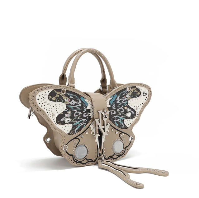 Product image 2 for Чанта Nicole Lee, 32.5x17x8 cm, сива