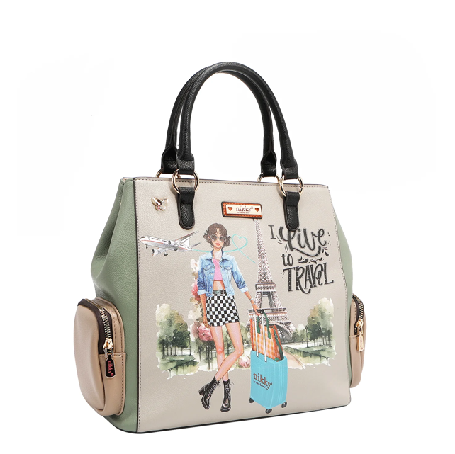 Product image 2 for Чанта Nikky 30.5x28x14cm, Live to travel