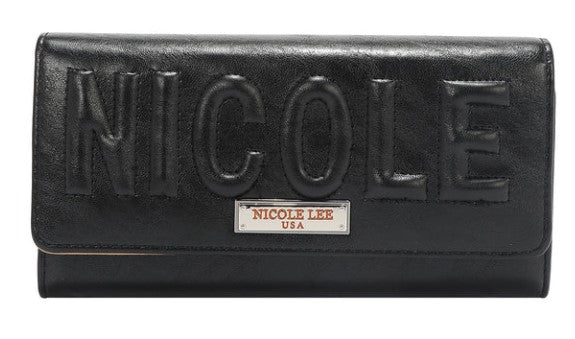 Product image 1 for Портфейл Nicole Lee, 19x10x3.5 cm, ЧЕРЕН