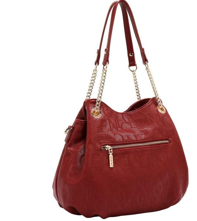 Product image 3 for Чанта Nicole Lee, 35x25.5x13 cm, БОРДО