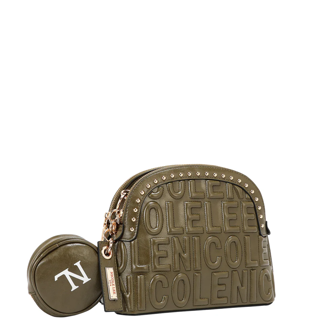 Product image 6 for Чанта Nicole Lee, 24.5x20x10.5 cm, тъмнозелена