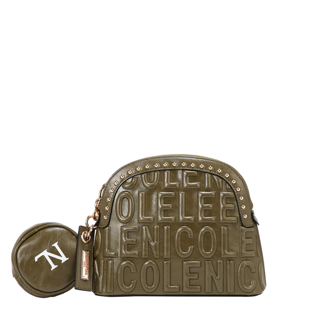 Product image 7 for Чанта Nicole Lee, 24.5x20x10.5 cm, тъмнозелена
