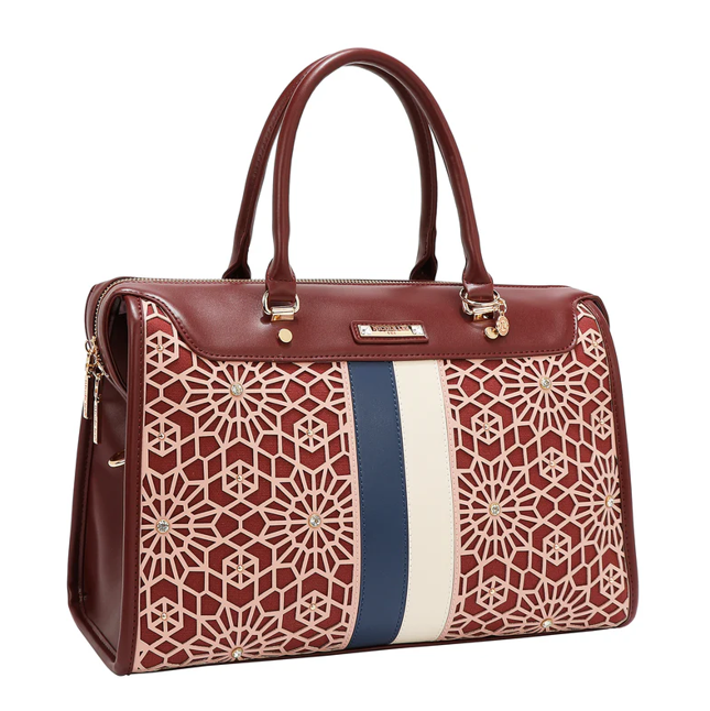 Product image 3 for Чанта Nicole Lee, 35.5x22x15.5 cm, бордо