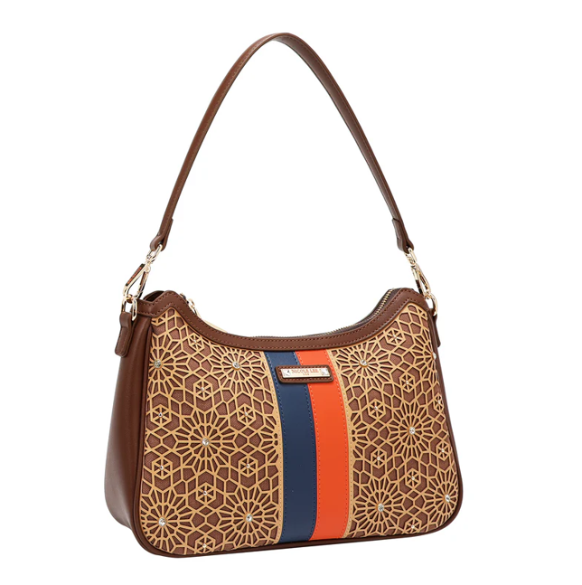 Product image 3 for Чанта Nicole Lee, 32x22x8.5 cm, кафява