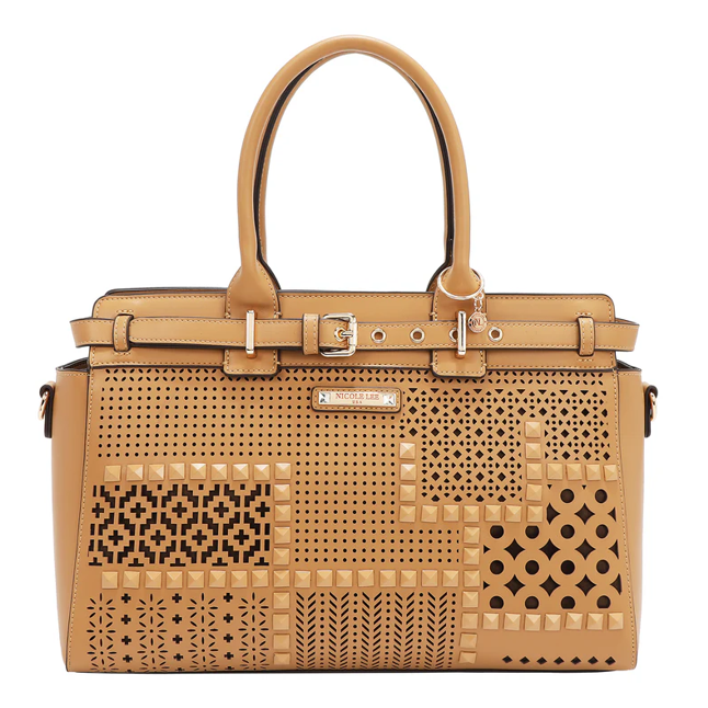 Product image 2 for Чанта Nicole Lee, 41x25x15 cm, светлокафява