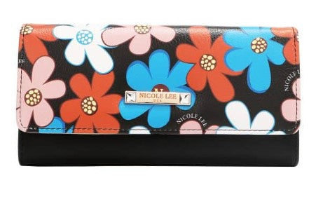 Product image 1 for Портфейл Nicole Lee, 19x10x3.5 cm, ЧЕРЕН