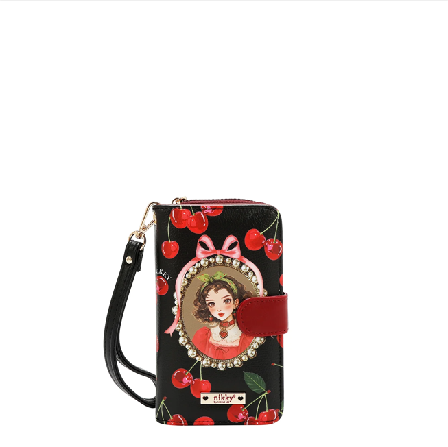 Product image 1 for Портфейл Nikky, 9.5x16.5x2.5 cm, Cherry Lips