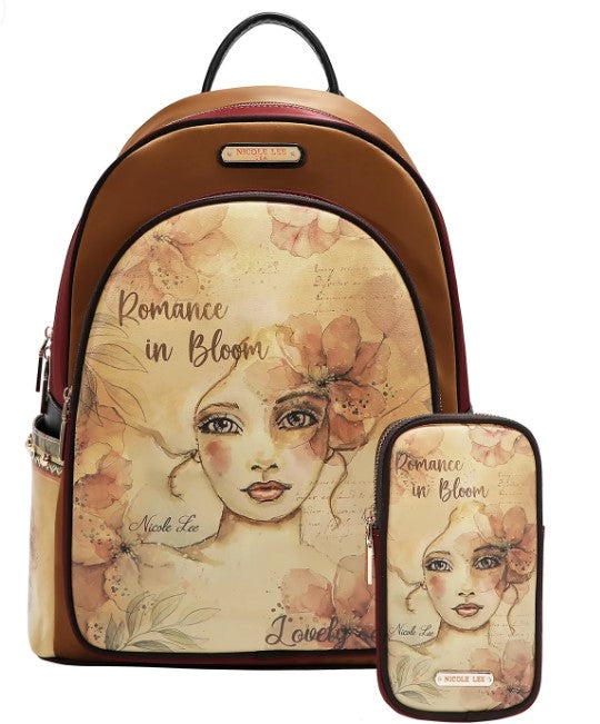 Product image 1 for Раница Nicole Lee, 33x42x18 cm, LOVE