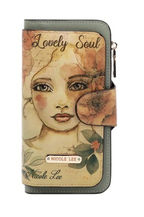 Product image 1 for Портфейл Nicole Lee, 19x9.5x2 cm, LOVE