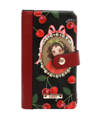 Product image 1 for Портфейл Nikky, 17.5x10x2 cm, Cherry Lips