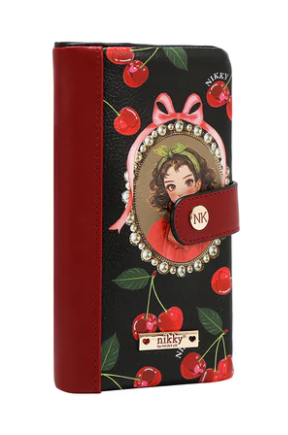 Product image 3 for Портфейл Nikky, 17.5x10x2 cm, Cherry Lips