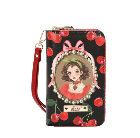 Product image 3 for Портфейл Nikky, 10x16x4.5 cm, Cherry Lips