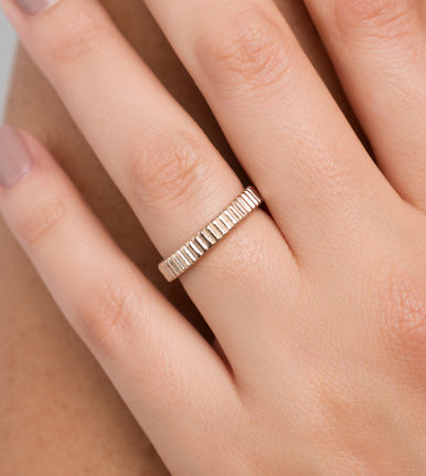 Product image 1 for Пръстен Anekke Textura, позлатен, 12