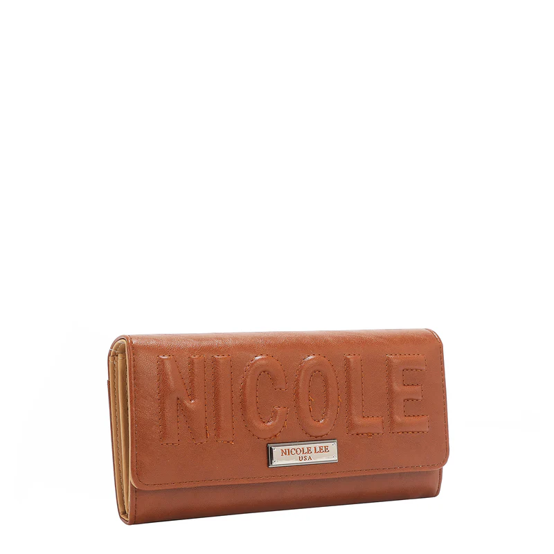 Портфейл Nicole Lee, 19x10x3.5 cm, БОРДО