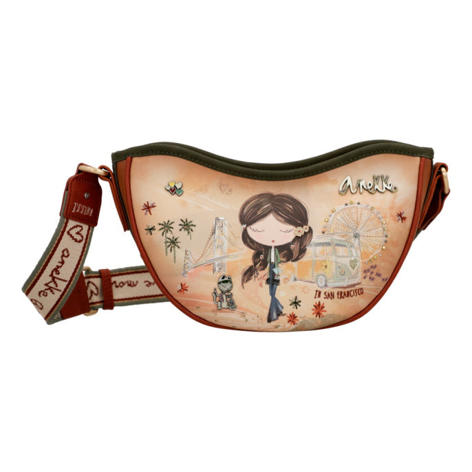 Product image 1 for Чанта Anekke Piece&Love Camel, 25x16x7 cm