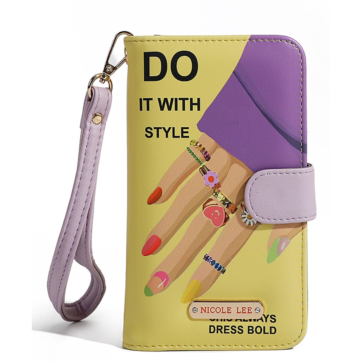 Main image for Калъф за телефон Nicole Lee, 8.9x16.5x2.5cm, NAILPOLISH