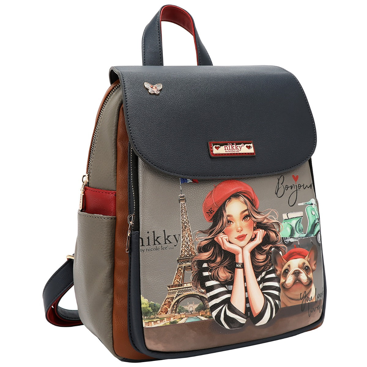 Product image 2 for Раница Nikky 26х29х11.5cm, Eiffel dreams