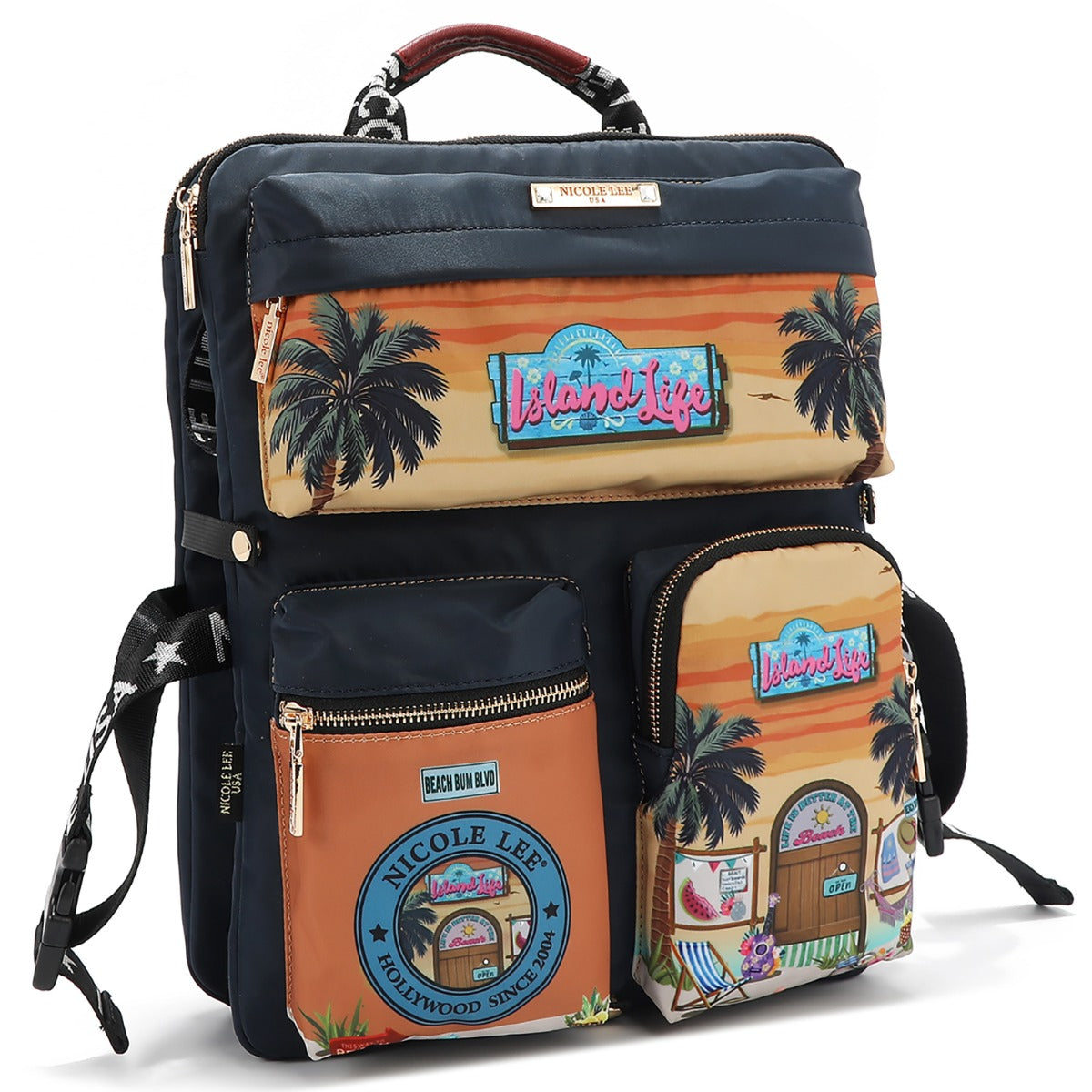 Product image 2 for Раница Nicole Lee, 36x29x3.5 cm, Sun&Sand