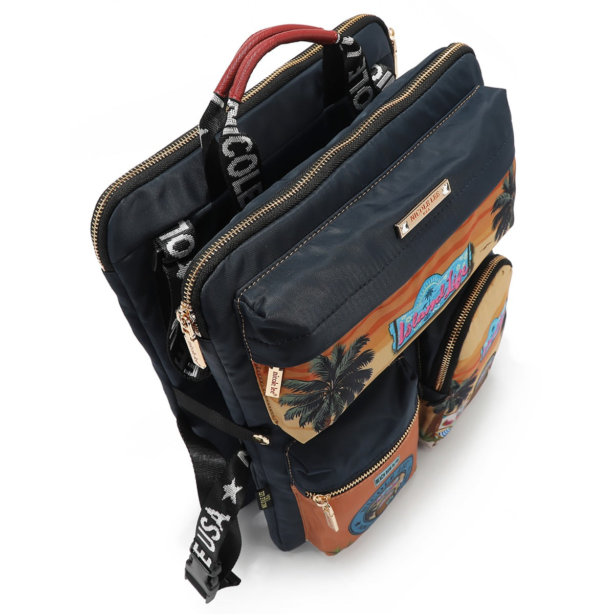 Product image 3 for Раница Nicole Lee, 36x29x3.5 cm, Sun&Sand