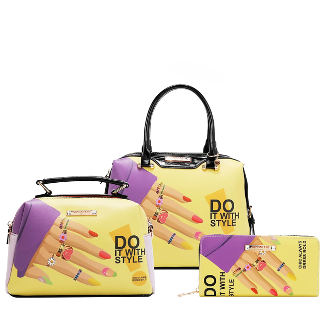 Product image 1 for Комплект 2 чанти и портфейл Nicole Lee,Nail Polish