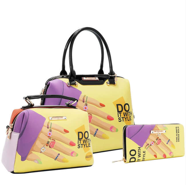 Product image 2 for Комплект 2 чанти и портфейл Nicole Lee,Nail Polish