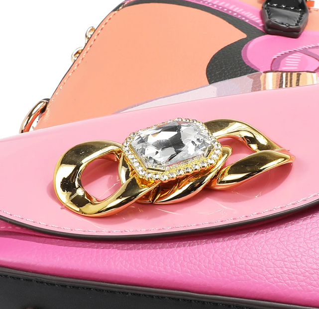 Product image 10 for Чанта Nicole Lee, 24.5x19x8.5 cm, Violet Blossom