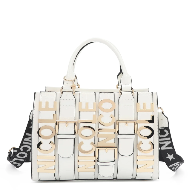 Main image for Чанта Nicole Lee, 32.5x23x16 cm, бяла