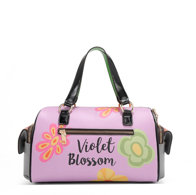 Product image 6 for Чанта Nicole Lee, 31x22.5x13.5 cm, Violet Blossom