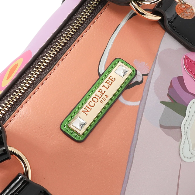 Product image 14 for Чанта Nicole Lee, 31x22.5x13.5 cm, Violet Blossom