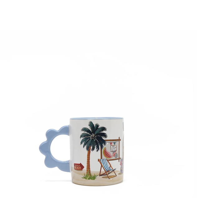 Main image for Керамична чаша Nicole Lee, 500ml, Sun&Sand