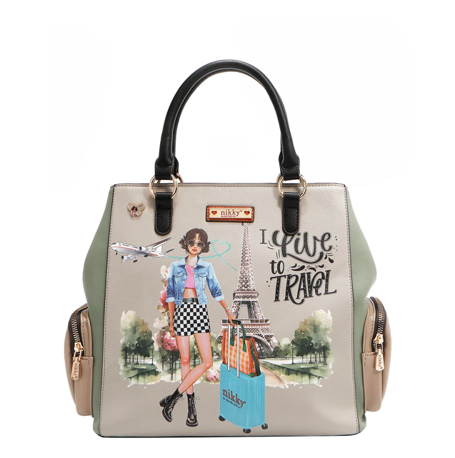 Product image 1 for Чанта Nikky 30.5x28x14cm, Live to travel