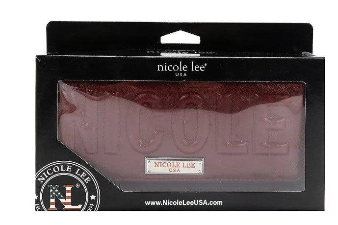 Product image 3 for Портфейл Nicole Lee, 19x10x3.5 cm, БОРДО
