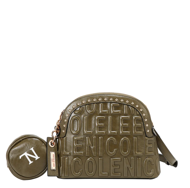 Product image 1 for Чанта Nicole Lee, 24.5x20x10.5 cm, тъмнозелена