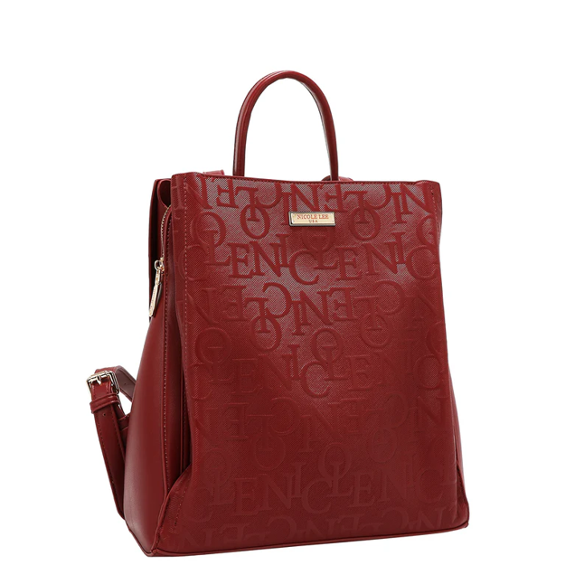 Product image 2 for Раница Nicole Lee, 22.2x13.3x25.4 cm, бордо