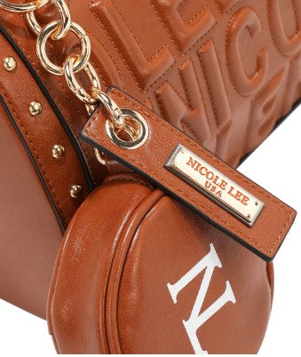 Product image 3 for Чанта Nicole Lee, 22.2x7.6x11.4 cm, КАФЯВ