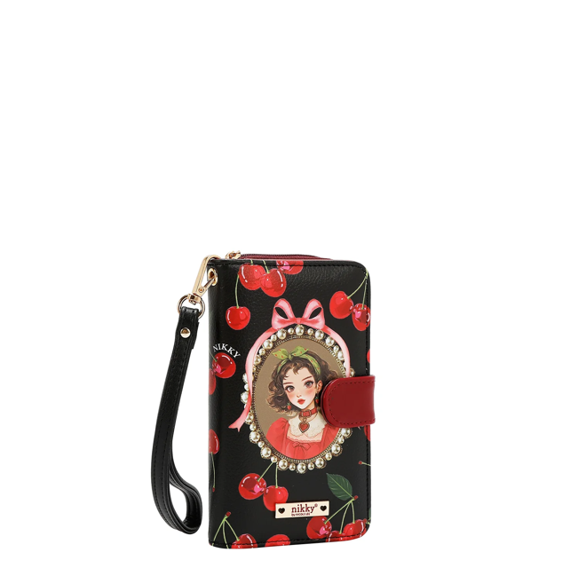 Product image 3 for Портфейл Nikky, 9.5x16.5x2.5 cm, Cherry Lips
