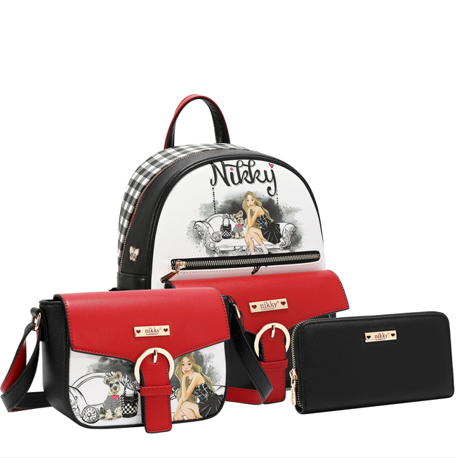 Product image 3 for Комплект Nikky, чанта, раница, портф, Angel from Above
