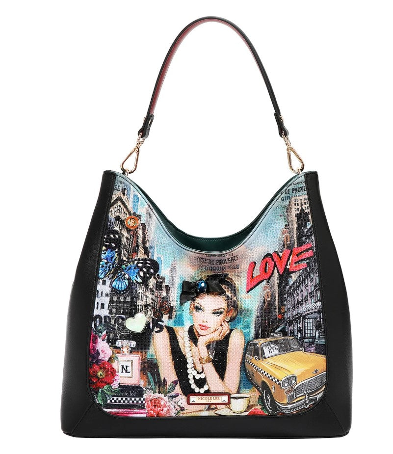 Product image 1 for Чанта Nicole Lee Sabina Imagines, 35.5x24x14 cm