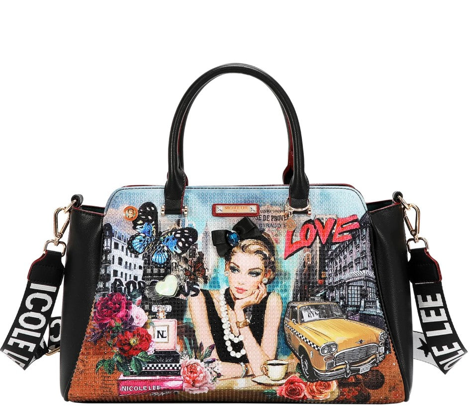 Product image 1 for Чанта Nicole Lee Sabina Imagines, 36x25x15 cm